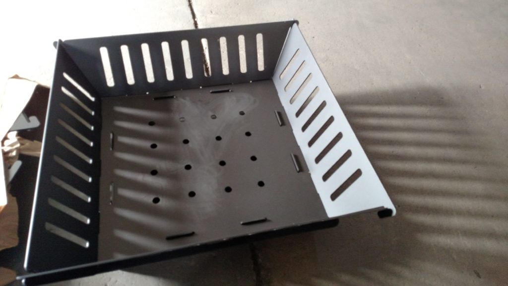 36 X 36 Folding Fire Pit 3 16 Steel Leisure Line Stove Company